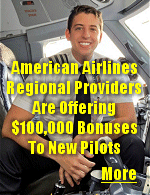 Three regional airlines that provide services for American Airlines on a contract basis have just announced that they will issue a $100,000 bonus to select new-hire pilots. Envoy Air, Piedmont Airlines, and PSA Airlines will all offer this bonus to experienced First Officers (FO) from other regionals who are at the point of being eligible to upgrade to captain.